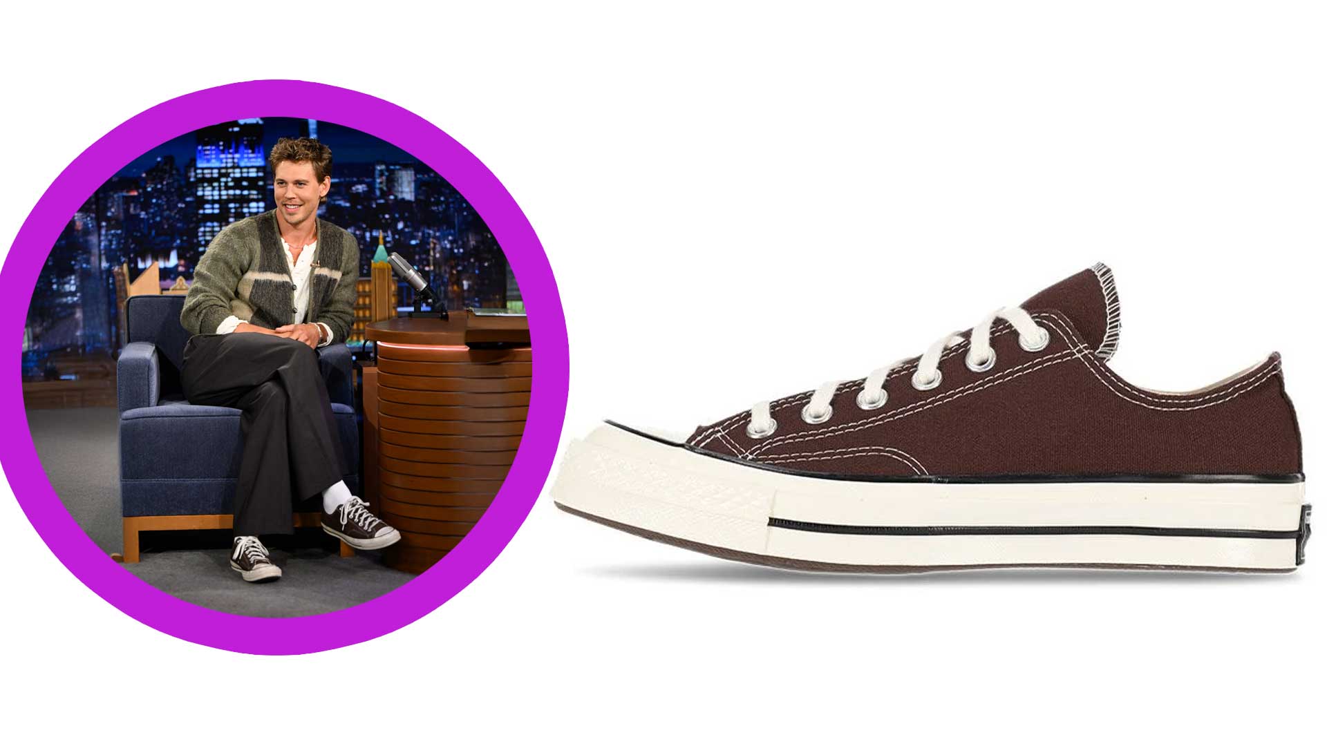 Austin Butler in Converse Chuck 70