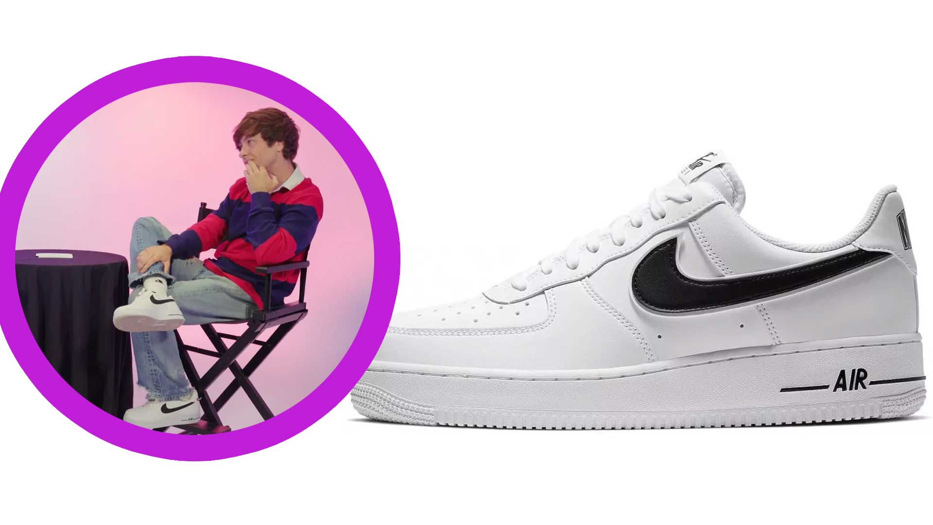 Barry Keoghan in Nike Air Force 1