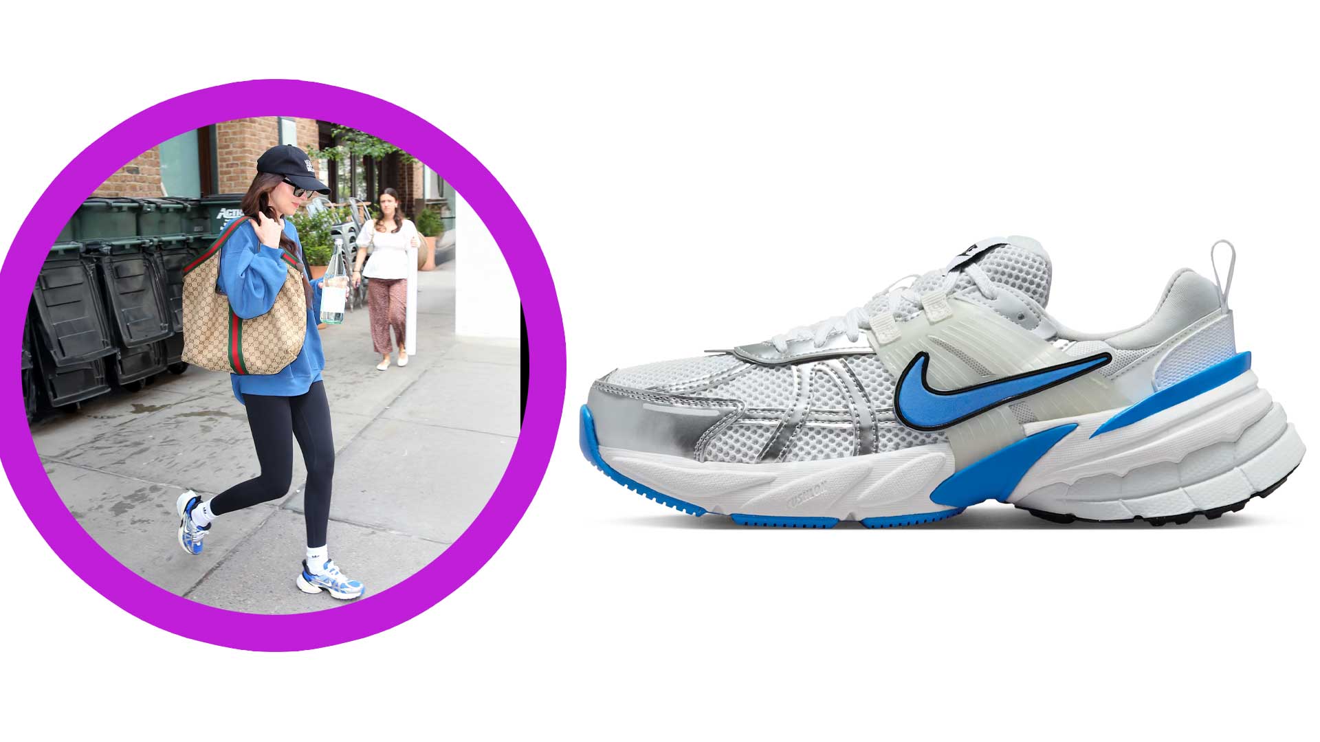 Dakota Johnson in Nike V2K Run