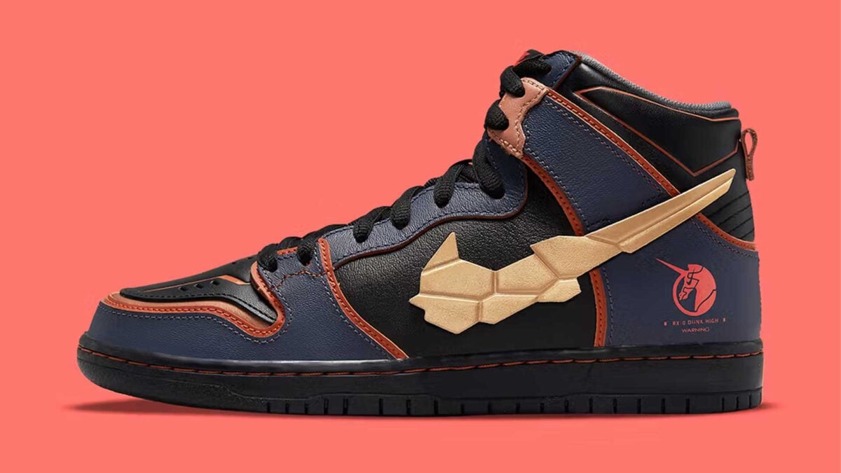 Gundam x Nike SB Dunk High ‘Banshee’ and ‘Unicorn’