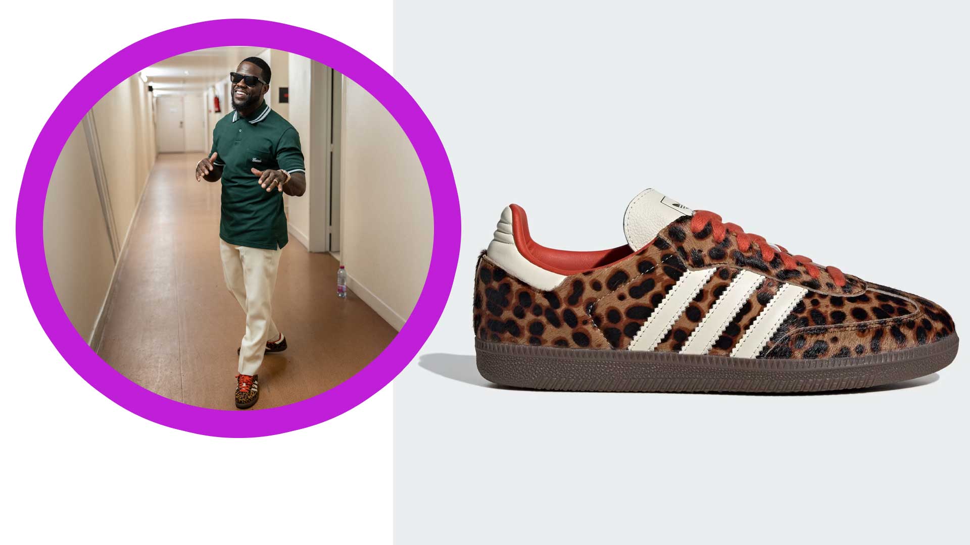 Kevin Hart in Adidas Samba
