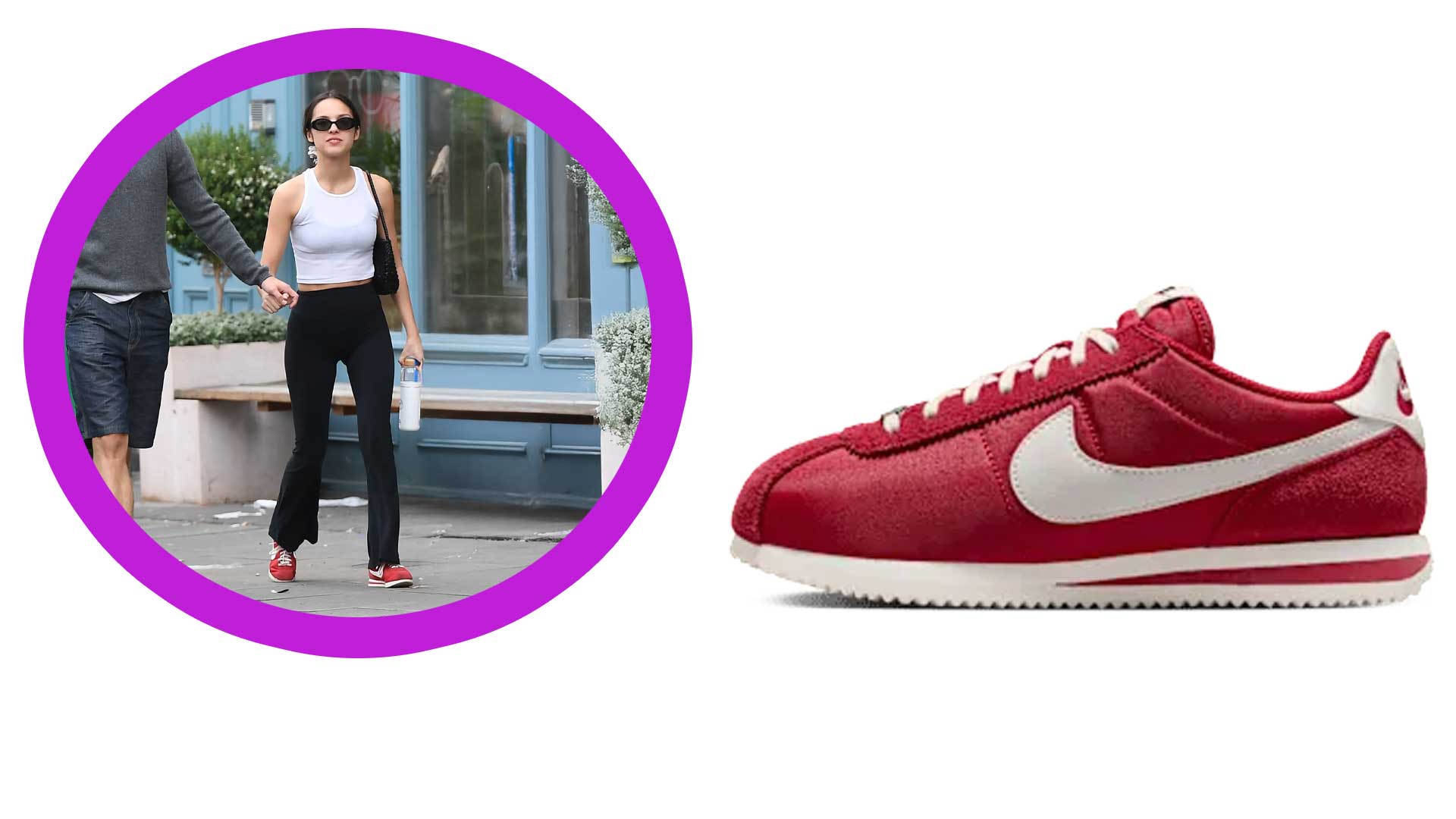 Olivia Rodrigo in Nike Cortez