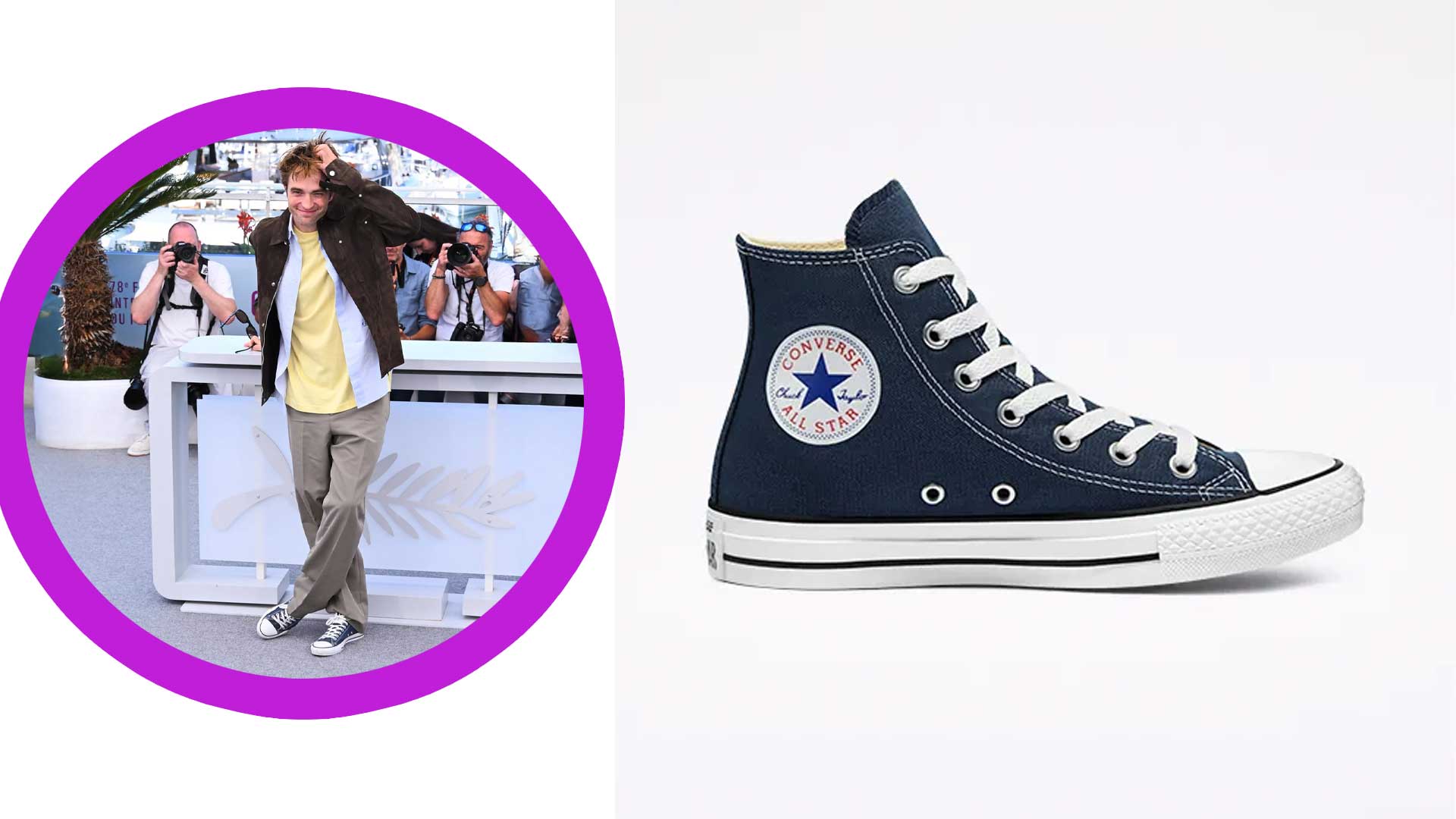 Robert Pattinson in Converse