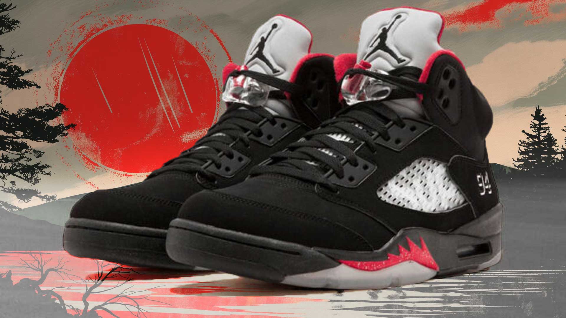 Supreme x Air Jordan 5 Retro ‘Black’