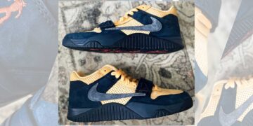Travis Scott x Jordan Jumpman Jack Gold Navy