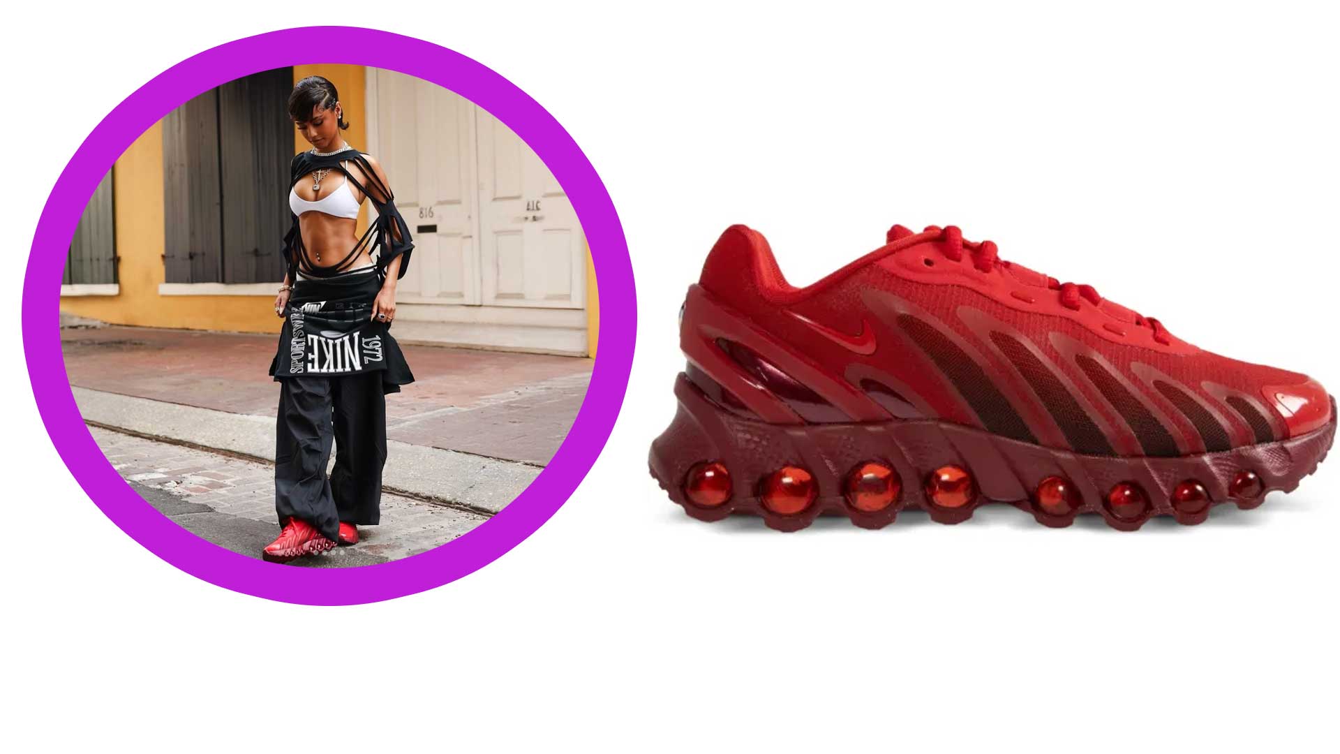 Tyla in Nike Air Max DN8