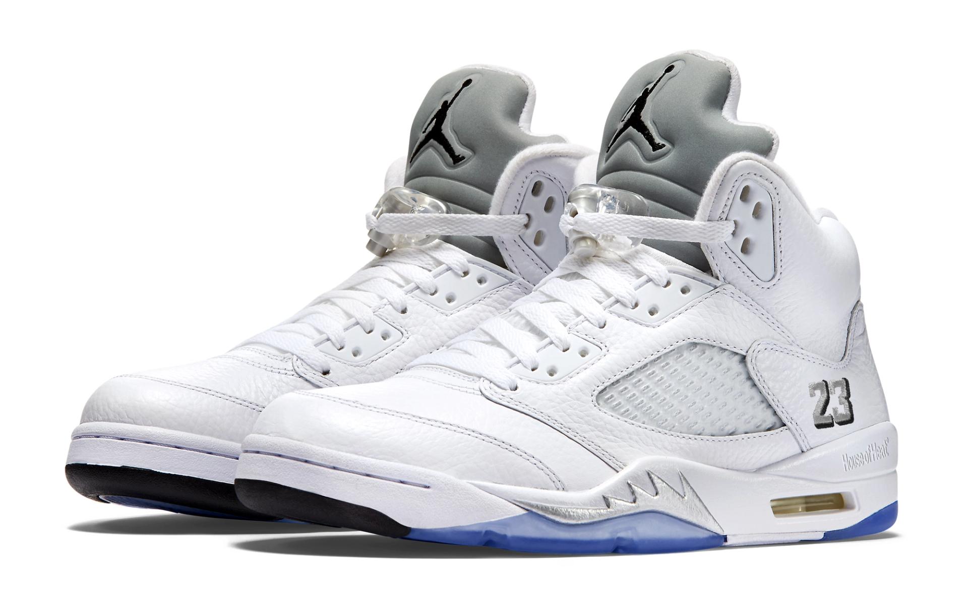 Air Jordan 5 "White Metallic"