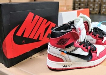 fake sneakers