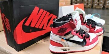 fake sneakers