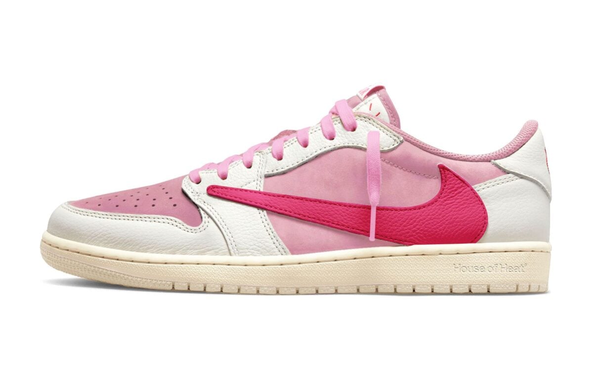 Travis Scott x Air Jordan 1 Low Shy Pink