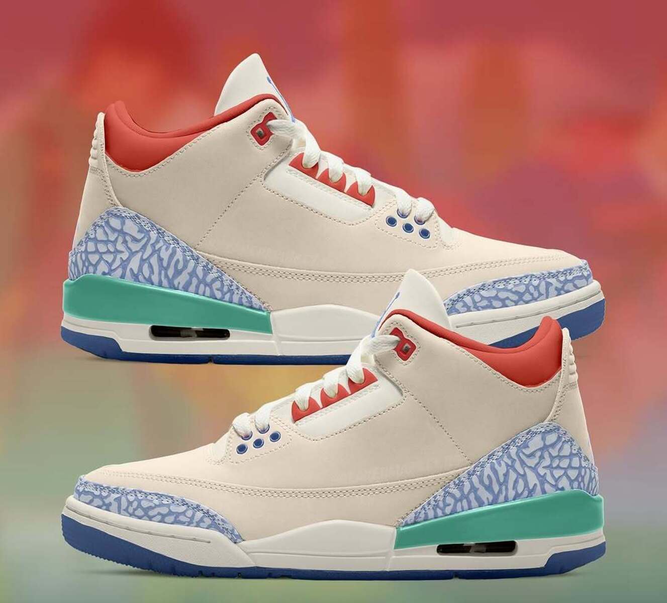 Air Jordan 3 “Chalk & Track Red”