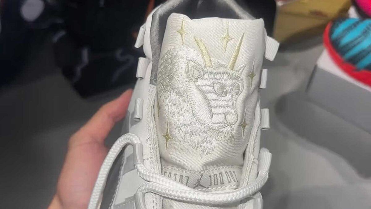 Air Jordan 11 Tokyo GOAT Tongue