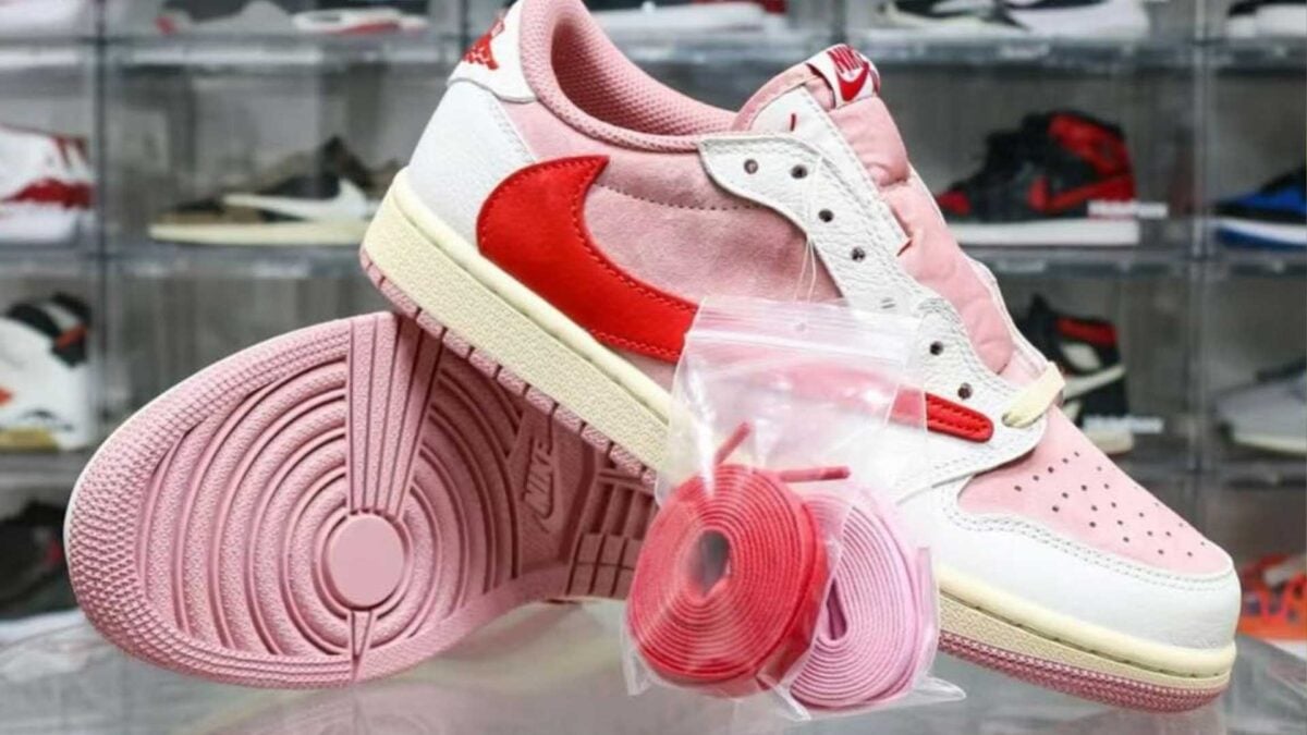 Travis Scott Air Jordan 1 Low ‘Shy Pink’
