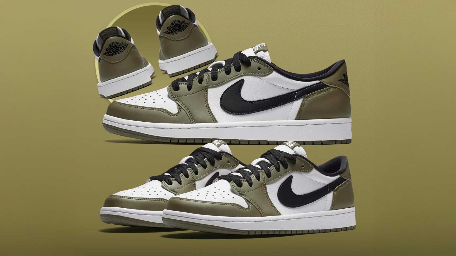Air Jordan 1 Low OG "Medium Olive"