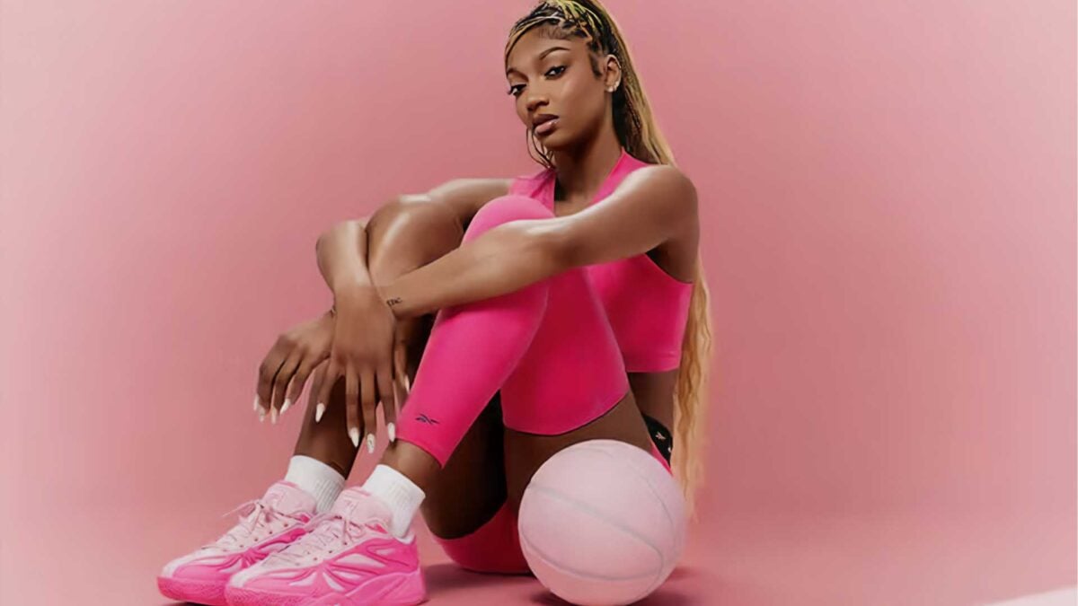 Angel Reese Reebok Sneakers Pink