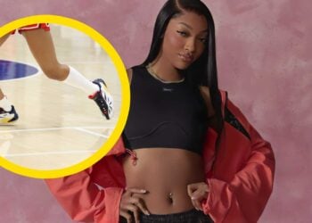 Angel Reese Team USA camp Stars & Stripes Reebok Angel 1 PE