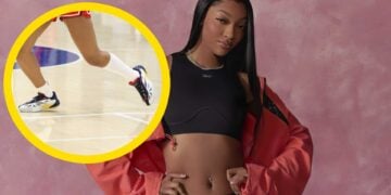 Angel Reese Team USA camp Stars & Stripes Reebok Angel 1 PE