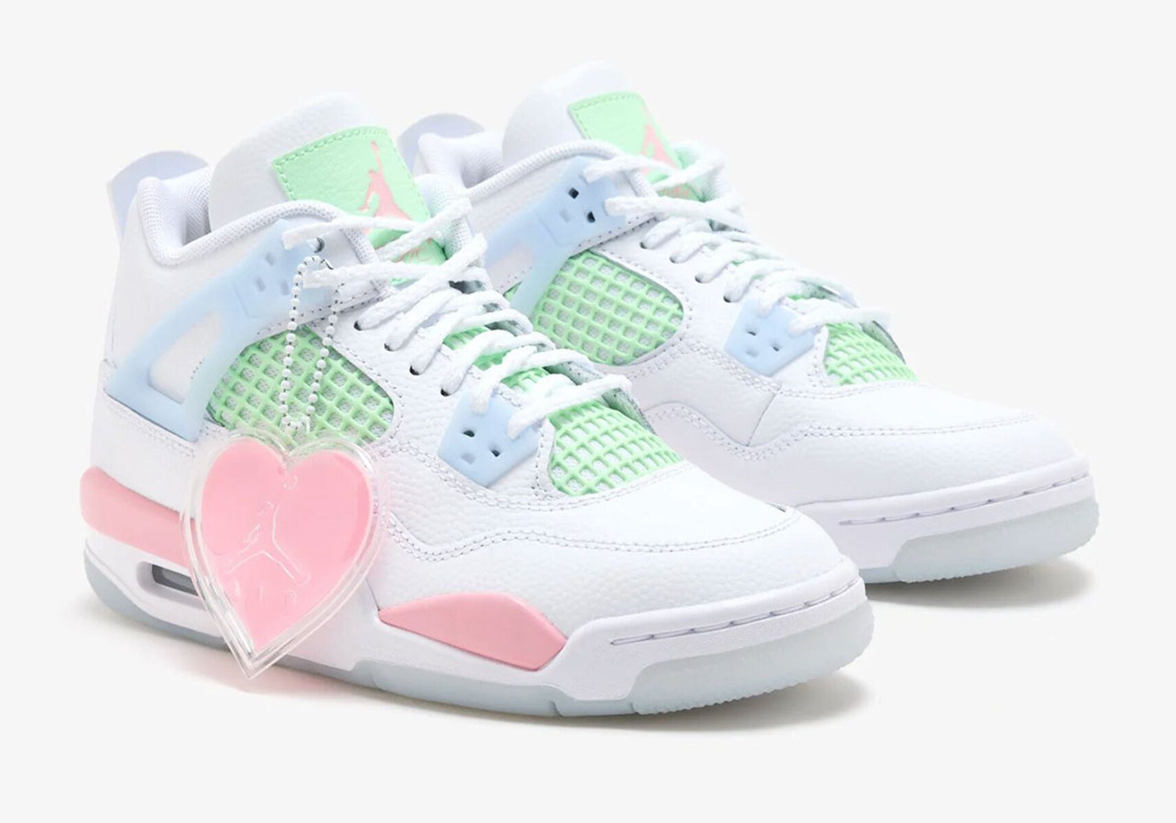 Air Jordan 4 "Medium Soft Pink/Vapor Green"