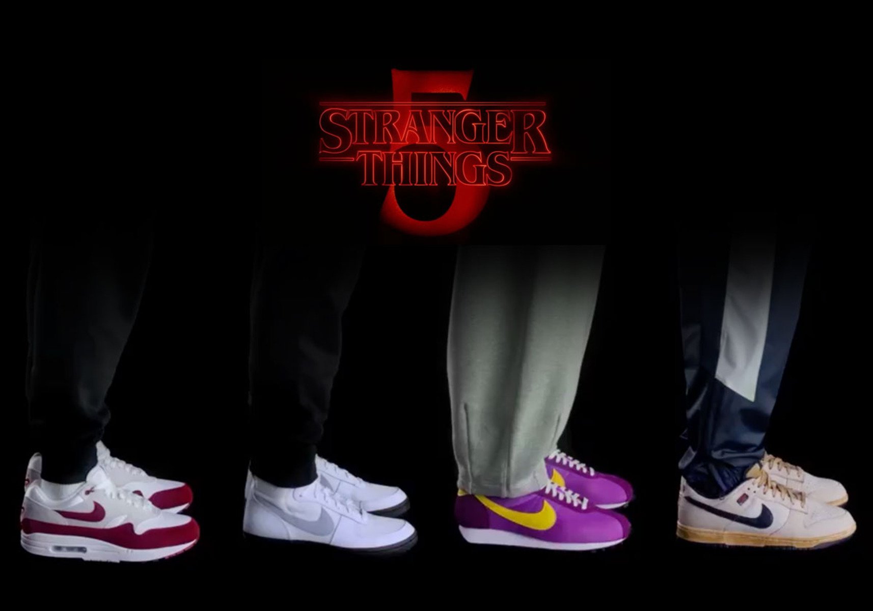 Stranger Things x Nike Collection