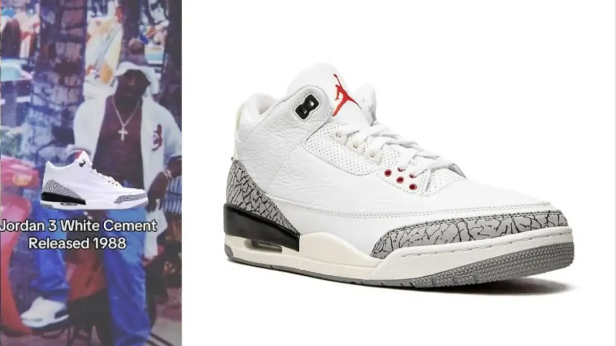 2Pac Air Jordan 3 White Cement