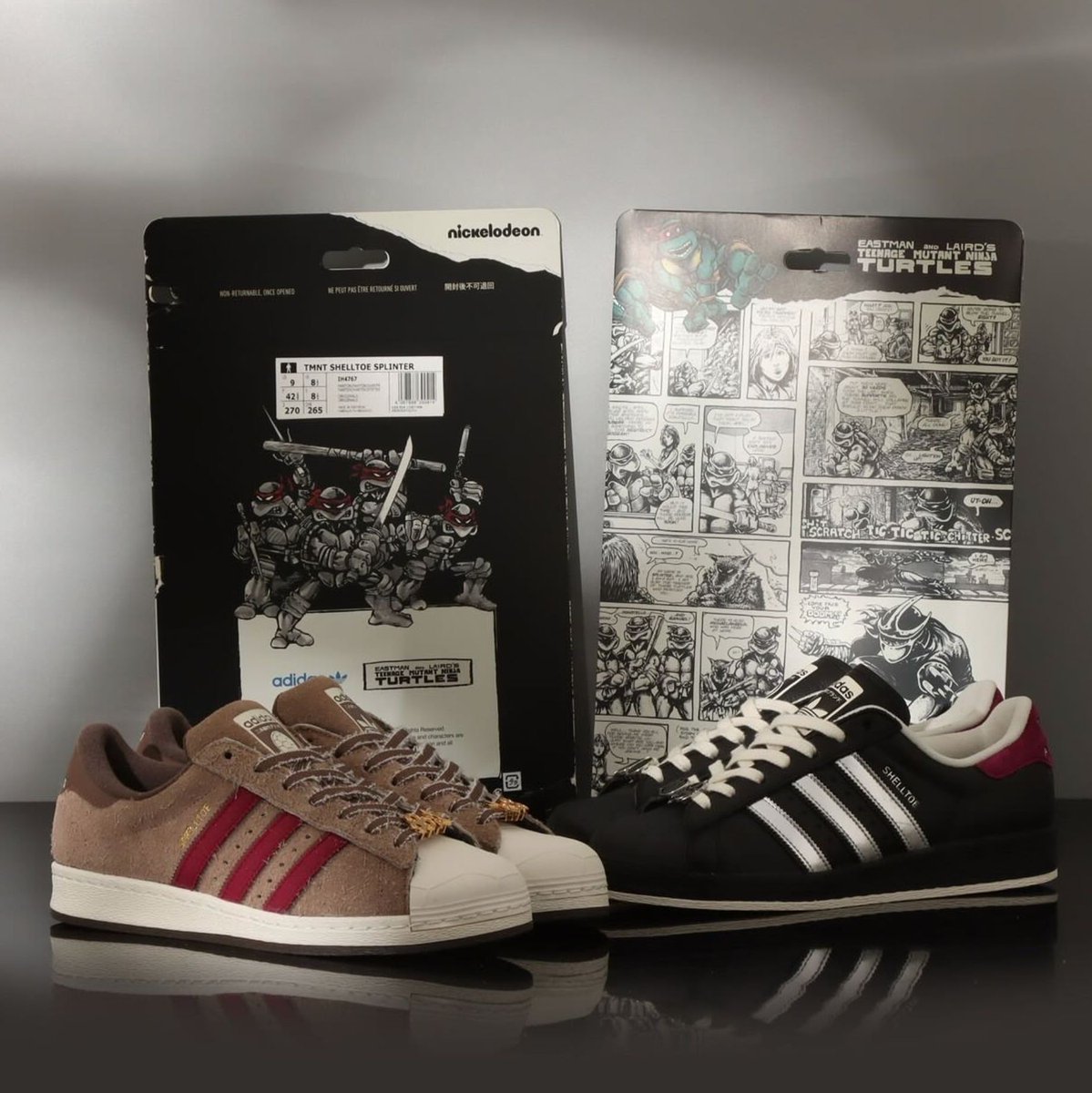 ADIDAS SUPERSTAR x TEENAGE MUTANT NINJA TURTLES "SHREDDER" & "SPLINTER"