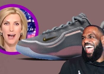 Shut Up and Dribble LeBron James Nike LeBron 23 Sneaker Laura Ingram