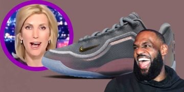 Shut Up and Dribble LeBron James Nike LeBron 23 Sneaker Laura Ingram