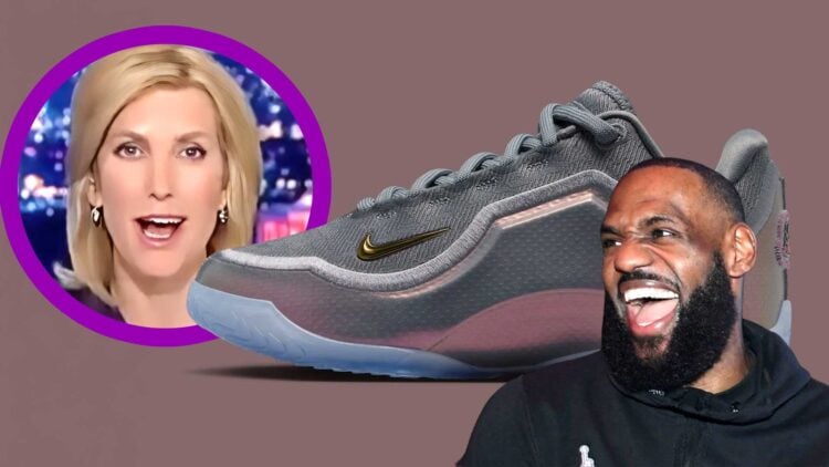 Shut Up and Dribble LeBron James Nike LeBron 23 Sneaker Laura Ingram