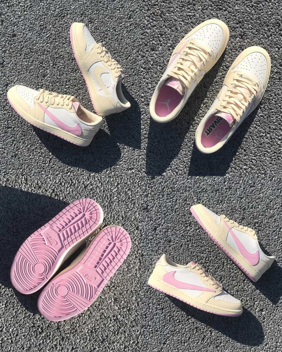 Travis Scott x Air Jordan 1 Low “Pink Pack”