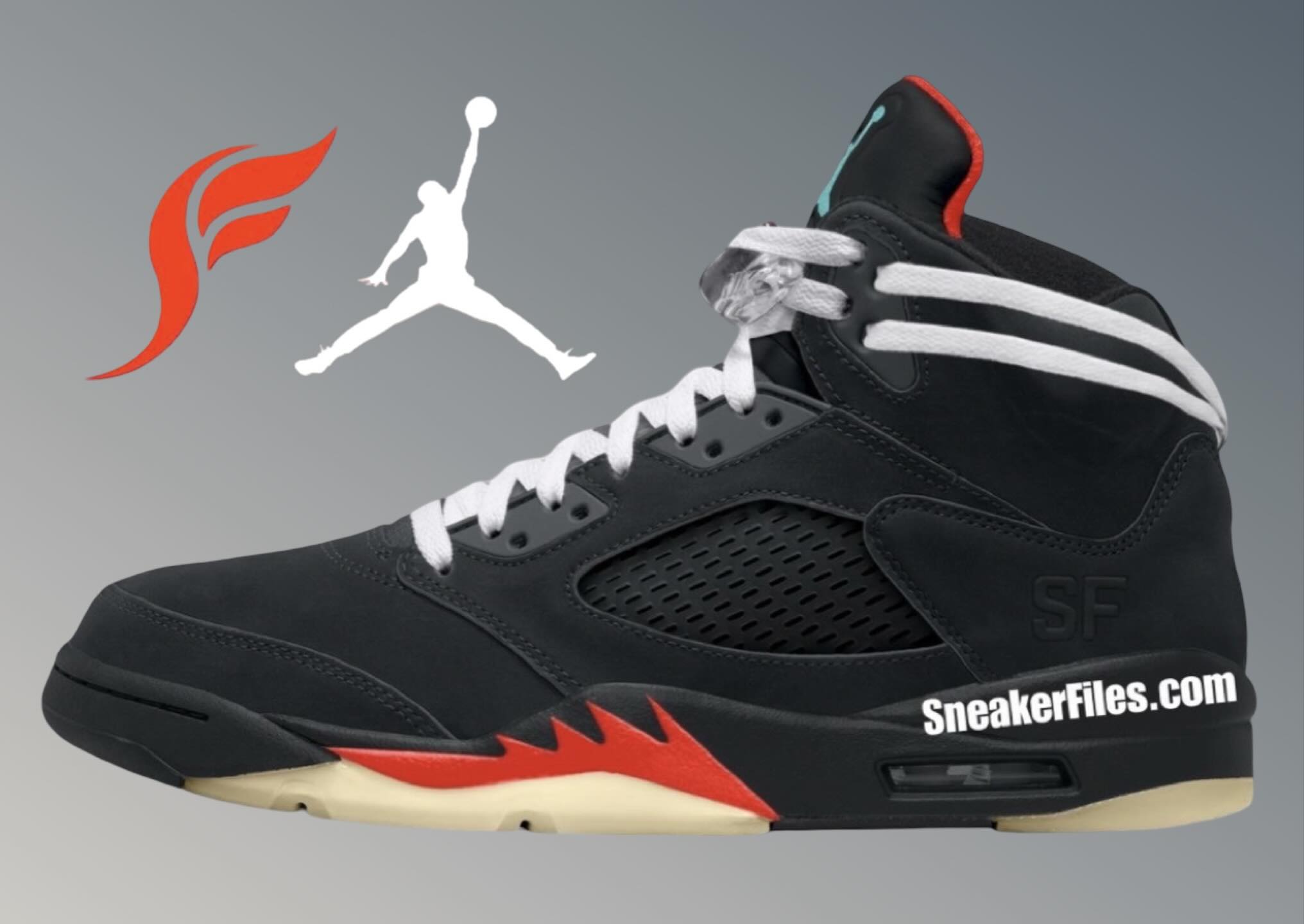 SoleFly x Air Jordan 5 "Black"