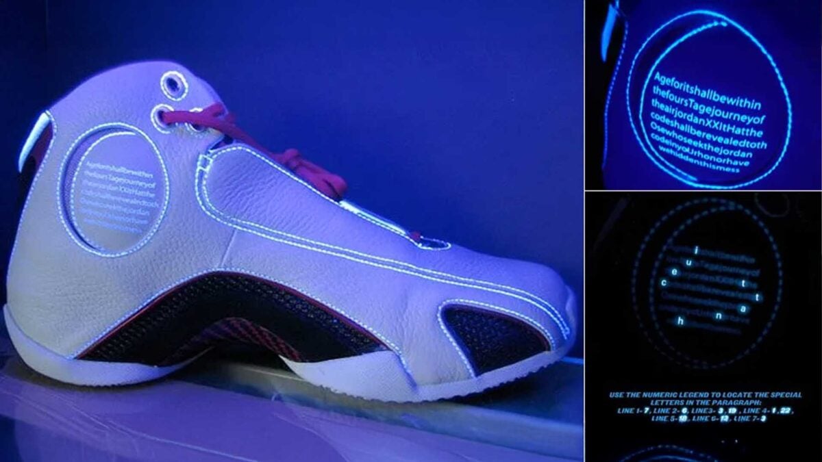 Air Jordan 21 Hid an Anti-Counterfeit Message