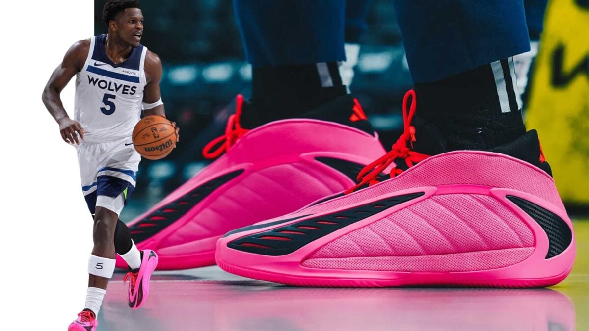 Anthony Edwards debuts the Adidas AE 2 "Lucid Pink"