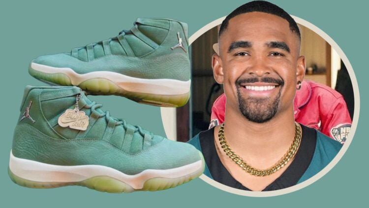 Jalen Hurts Air Jordan 11 "Jawn Air" After Super Bowl Win