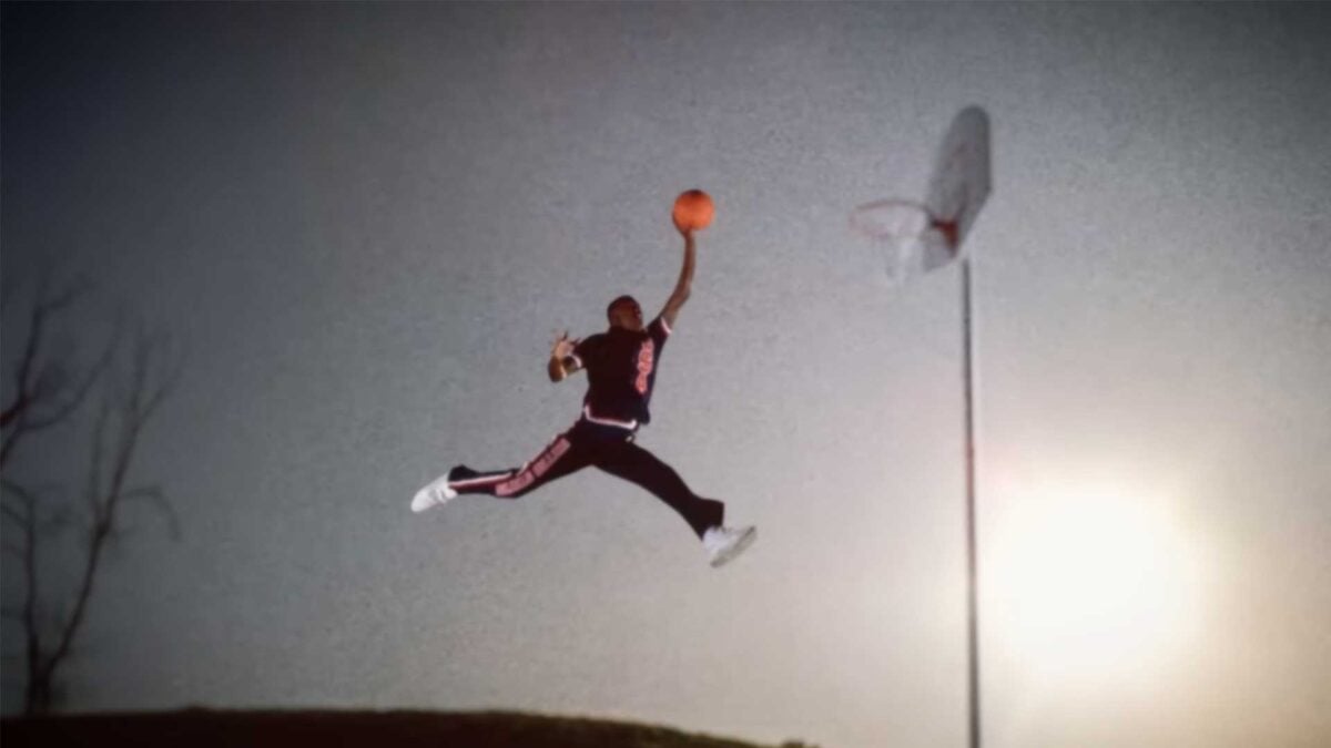 K.R. Meer Air Jordan Logo Photograph