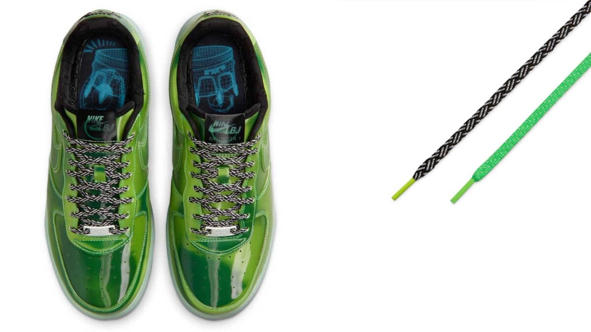 LeBron James Nike Air Force 1 Voltage Green 2026 Sneakers