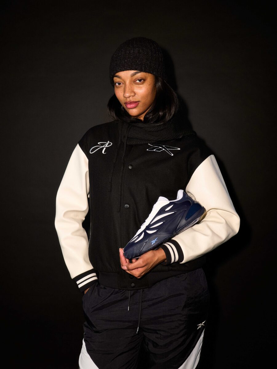 The Reebok Angel Reese 1 'Navy Halo' colorway