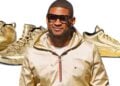 Usher Gold air jordan Sneakers