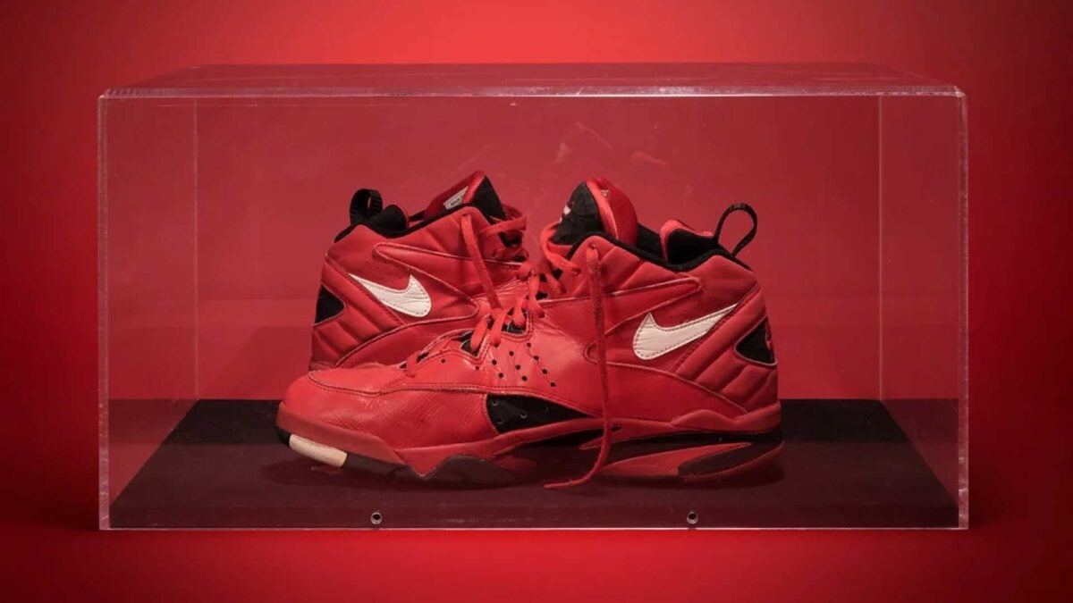 game-worn scottie pippen sneakers