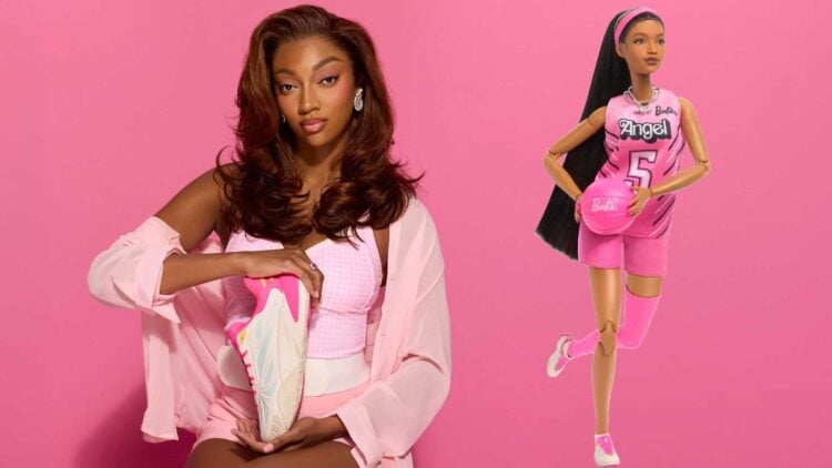 Angel Reese signature Barbie doll Reebok Angel Reese 1 Barbie