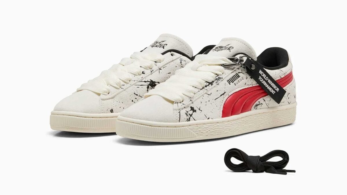 Mens Street Fighter x Puma Suede "Ryu"